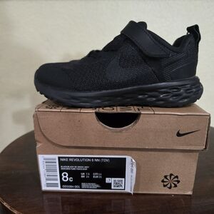 Nike Revolution 6 NN Kids' Black Shoes